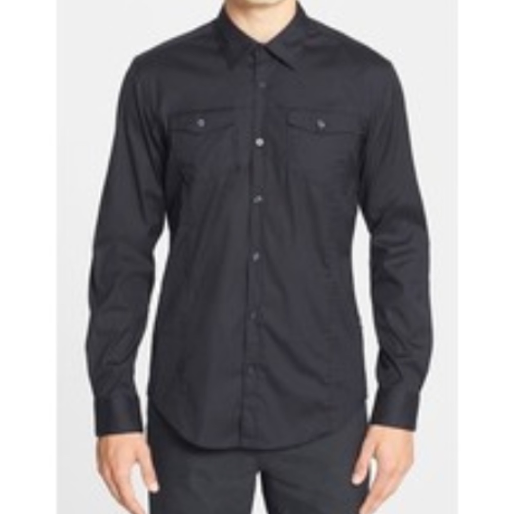 Hugo Boss Mirko-A-02 Slim Fit Stretch Cotton Shirt